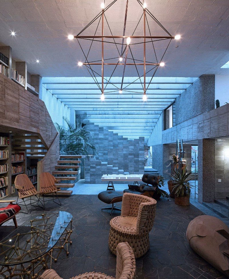 Mexico City Concrete Home 15