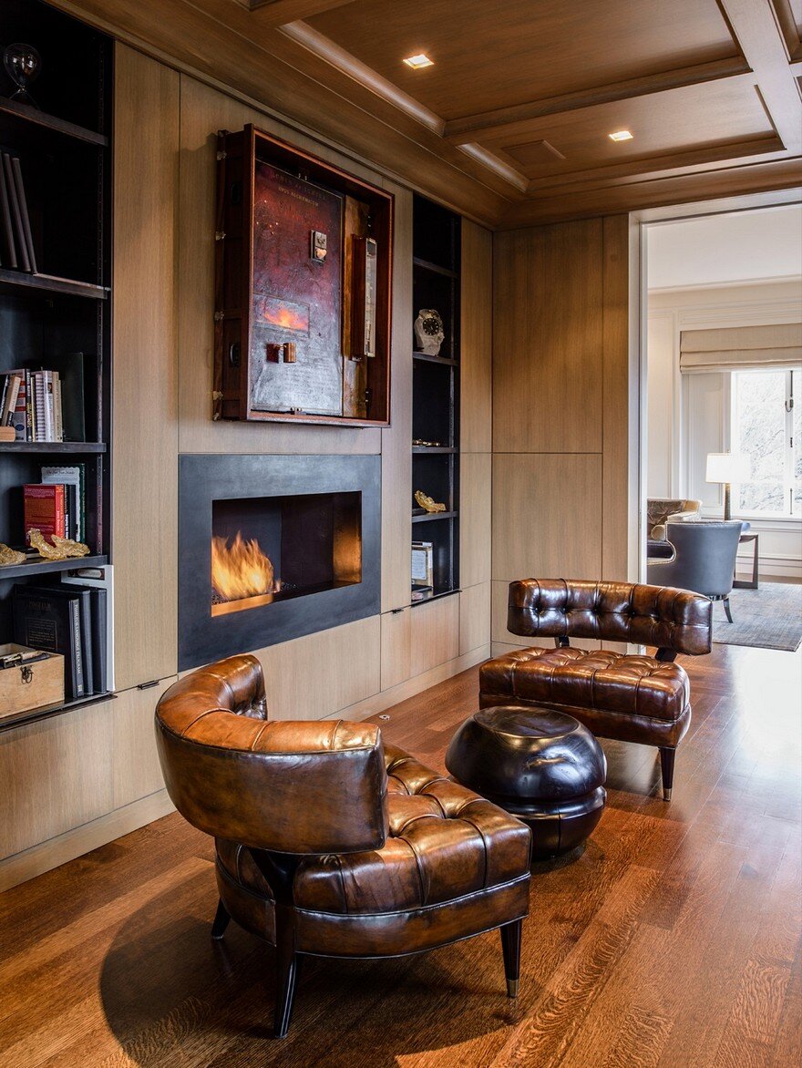 fireplace, Stuart Silk Architects & Garret Cord Werner