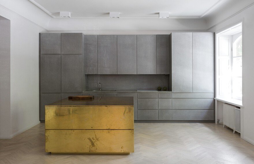 Gold and Gray Apartment - Richard Lindvall