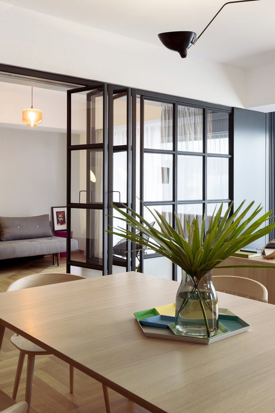 Inviting Apartment With A Stylish and Warm Interior Design Rosu & Ciocodeica 1