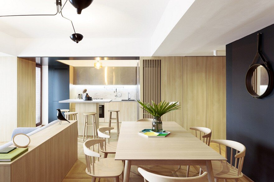 Inviting Apartment With A Stylish and Warm Interior Design Rosu & Ciocodeica 11