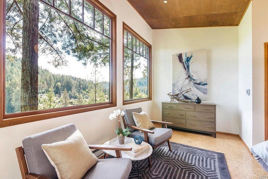 Russian River Cabin with Mid-Century Modern Design 8