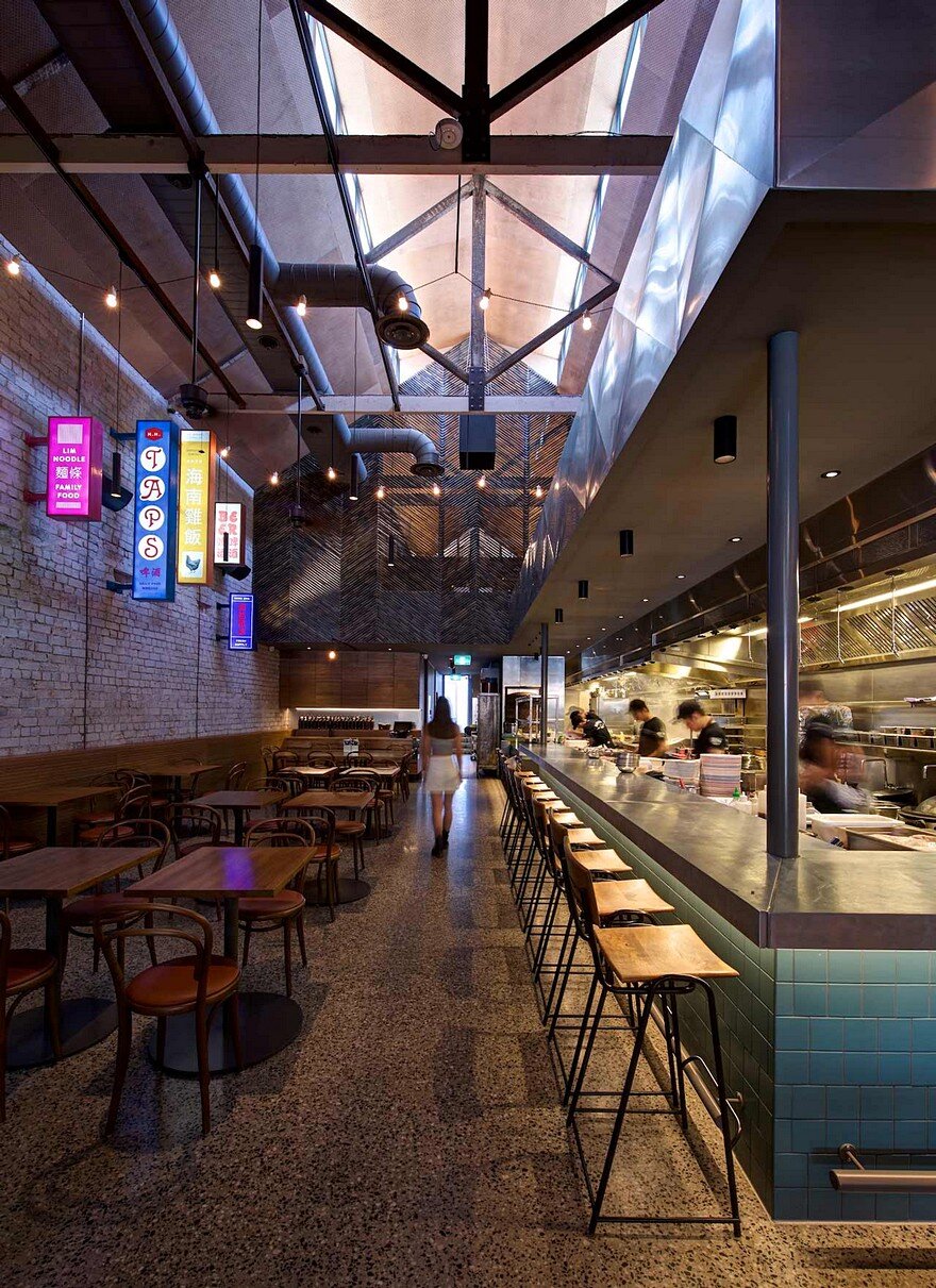 Contemporary Malaysian Style Restaurant Hawker Hall by Craig Tan Architects 12