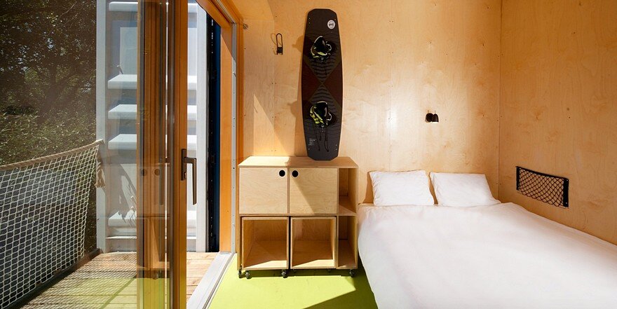 Small Mobile Hotel Made From Three Shipping Containers 8