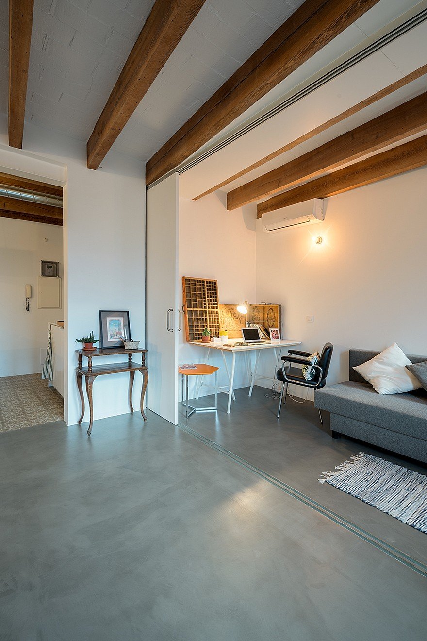 75 sqm Apartment Rehabilitation in a Old Building in Barcelona 14