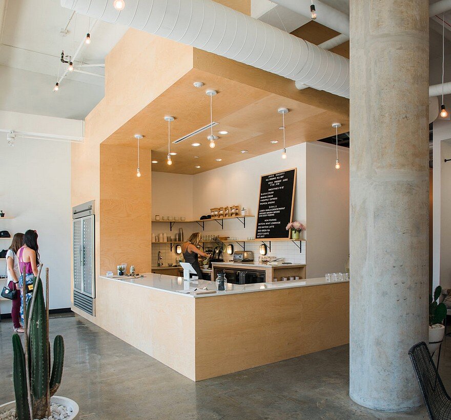 Commercial Interior Finish-Out in Austin, Juice Society by MF Architecture 1