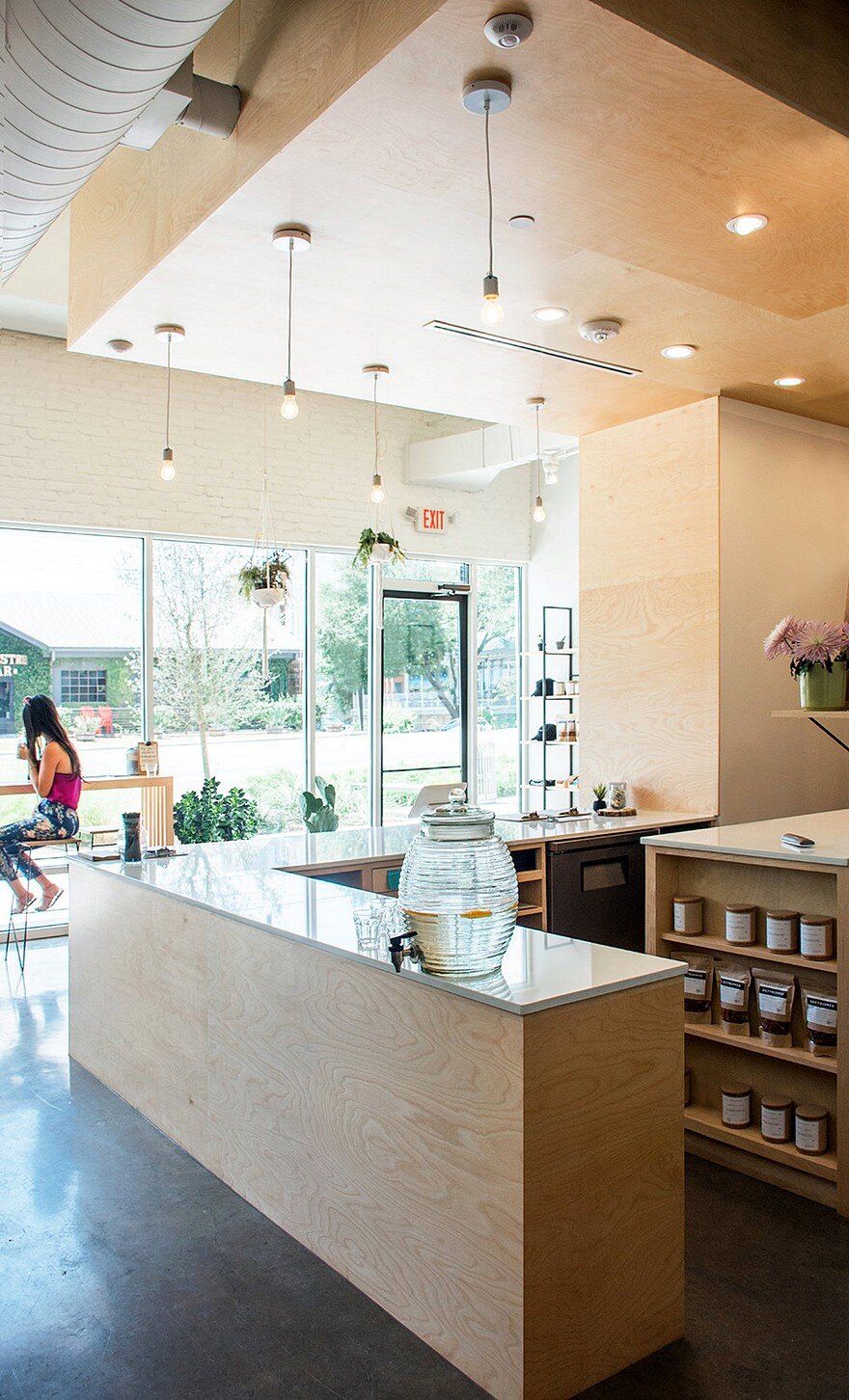 Commercial Interior Finish-Out in Austin, Juice Society by MF Architecture 2