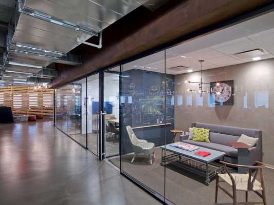 First Office Space for Condé Nast Entertainment Features a Rustic and ...