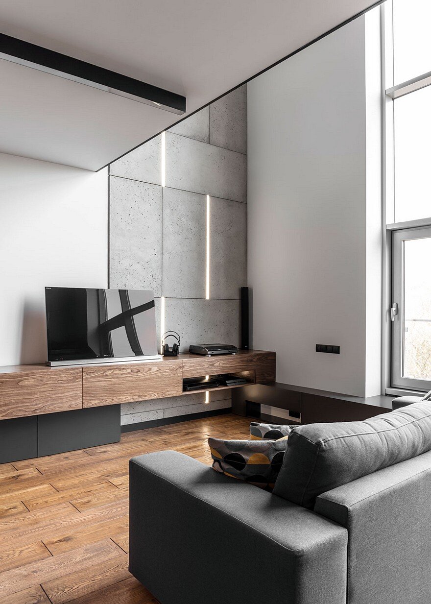 Instantly Captivating Wood and Graphite Apartment in Poznan by Metaforma 3