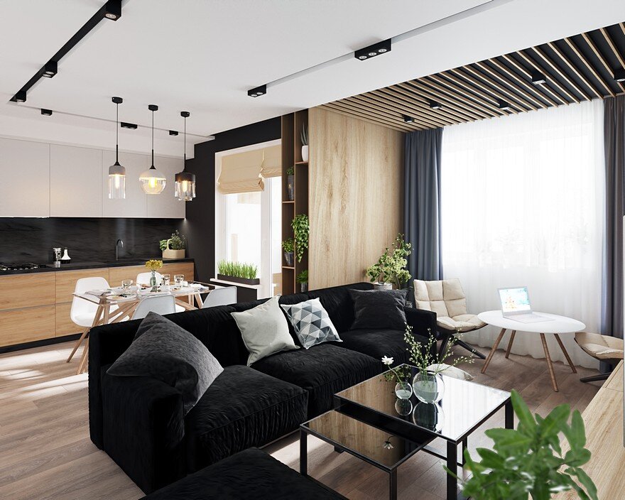 Lviv Duplex Apartment Designed by Leopolis for a Young, Active Couple 4