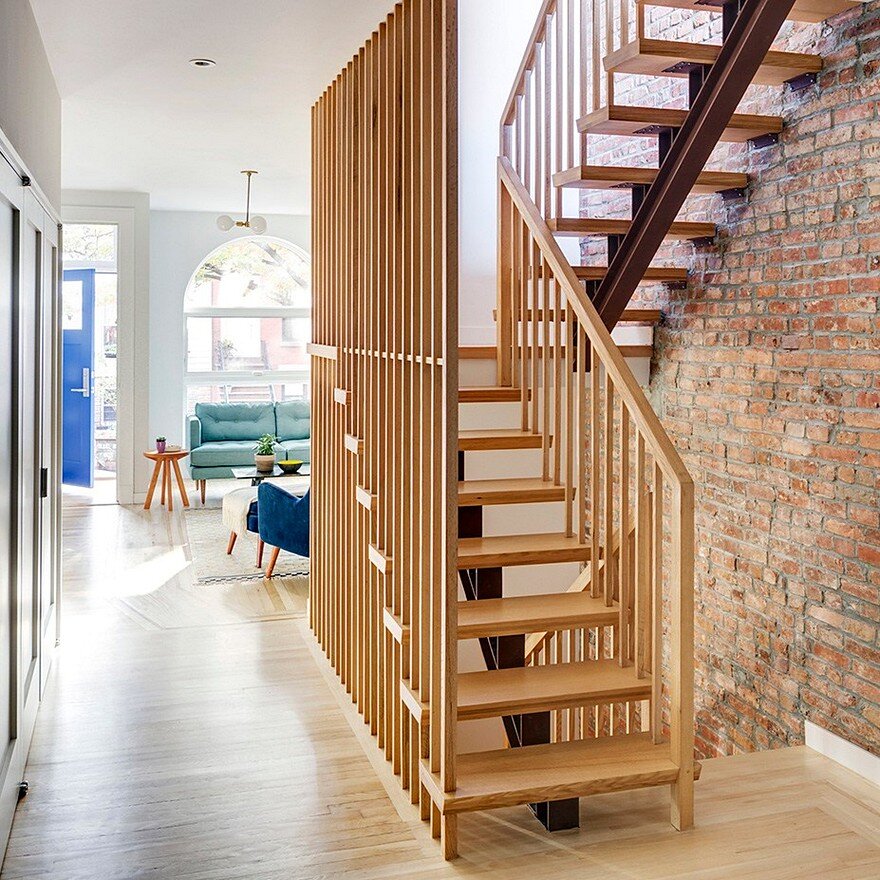 Revamped Narrow Brooklyn Row House Defined by Unique Details 3