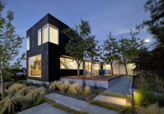 This Los Gatos Modern Home Has Shou Sugi Ban Style Exteriors 18