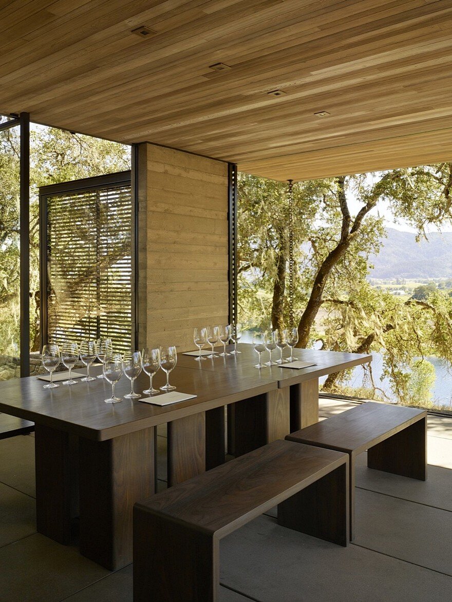 Walker Warner Architects Designed Three Unique Wine Tasting Pavilions for a Vineyard 4