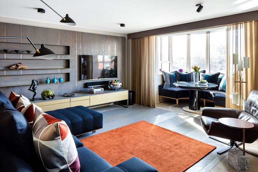 Marylebone Apartment Features Modern Gentleman’s Club Style