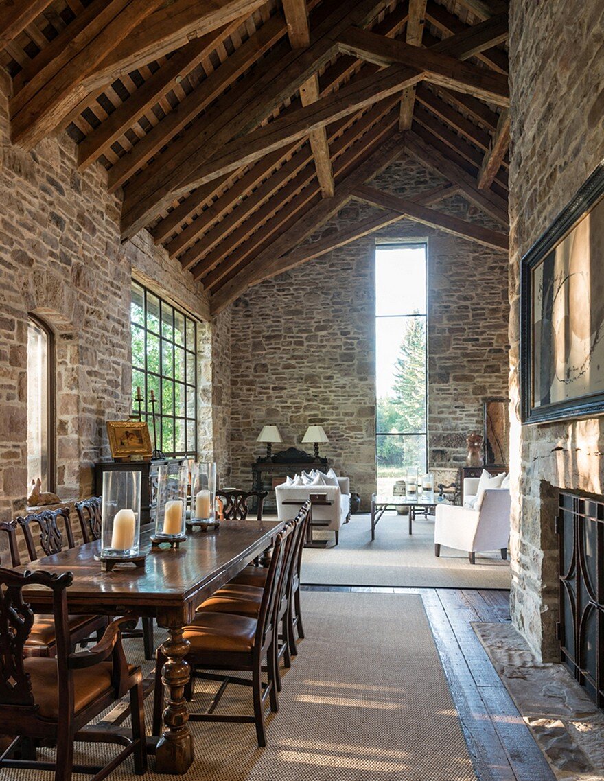 The Creamery is a Stunning Family House Built on the Stone Structure of a 1800s-era Dairy Barn 4