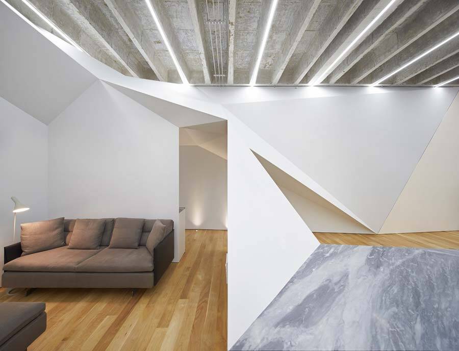 The Vortex House Has Folded Walls That Suggest Motion and Centrifugation 2