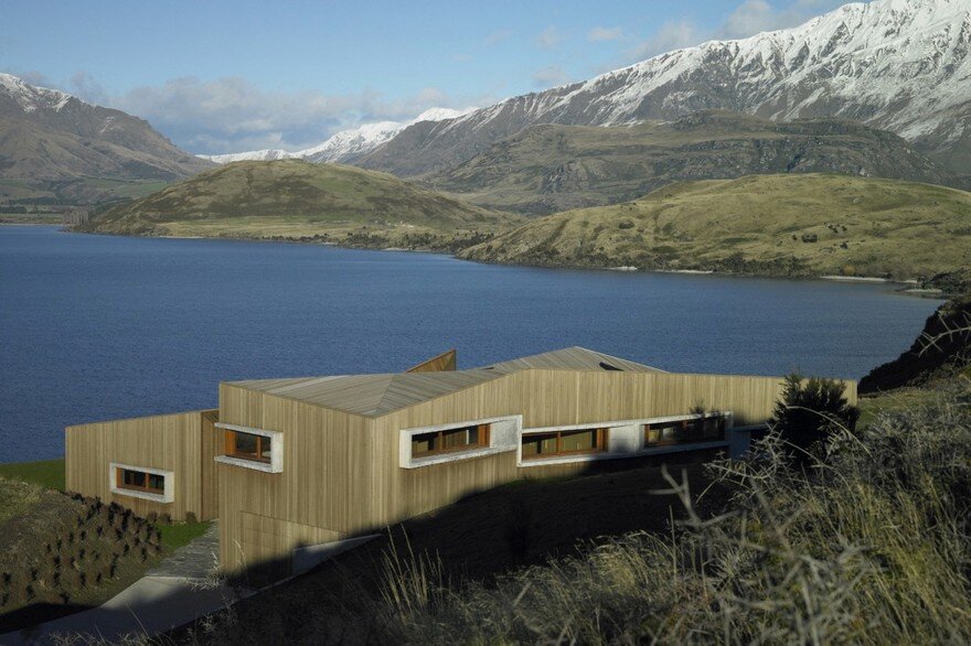 Te Kaitaka House Has a Sculptural Shape Inspired by the Alpine Landscape 2