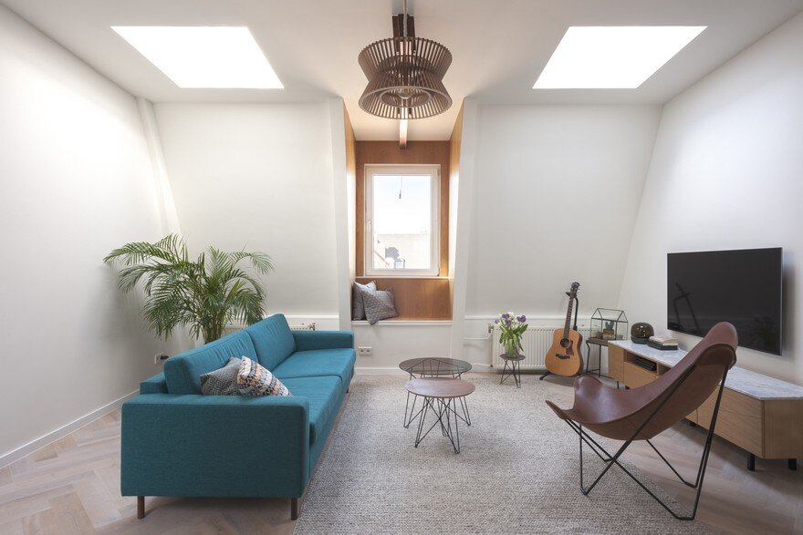 A Former Storage Attic Transformed into a Modern Apartment in Amsterdam