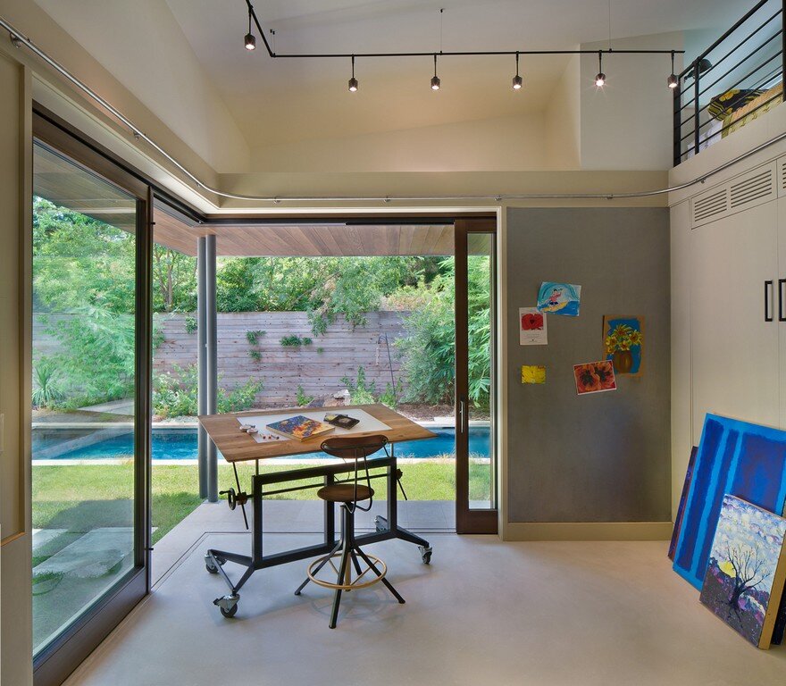 Backyard Art Studio Designed for a Retired Art Teacher 2