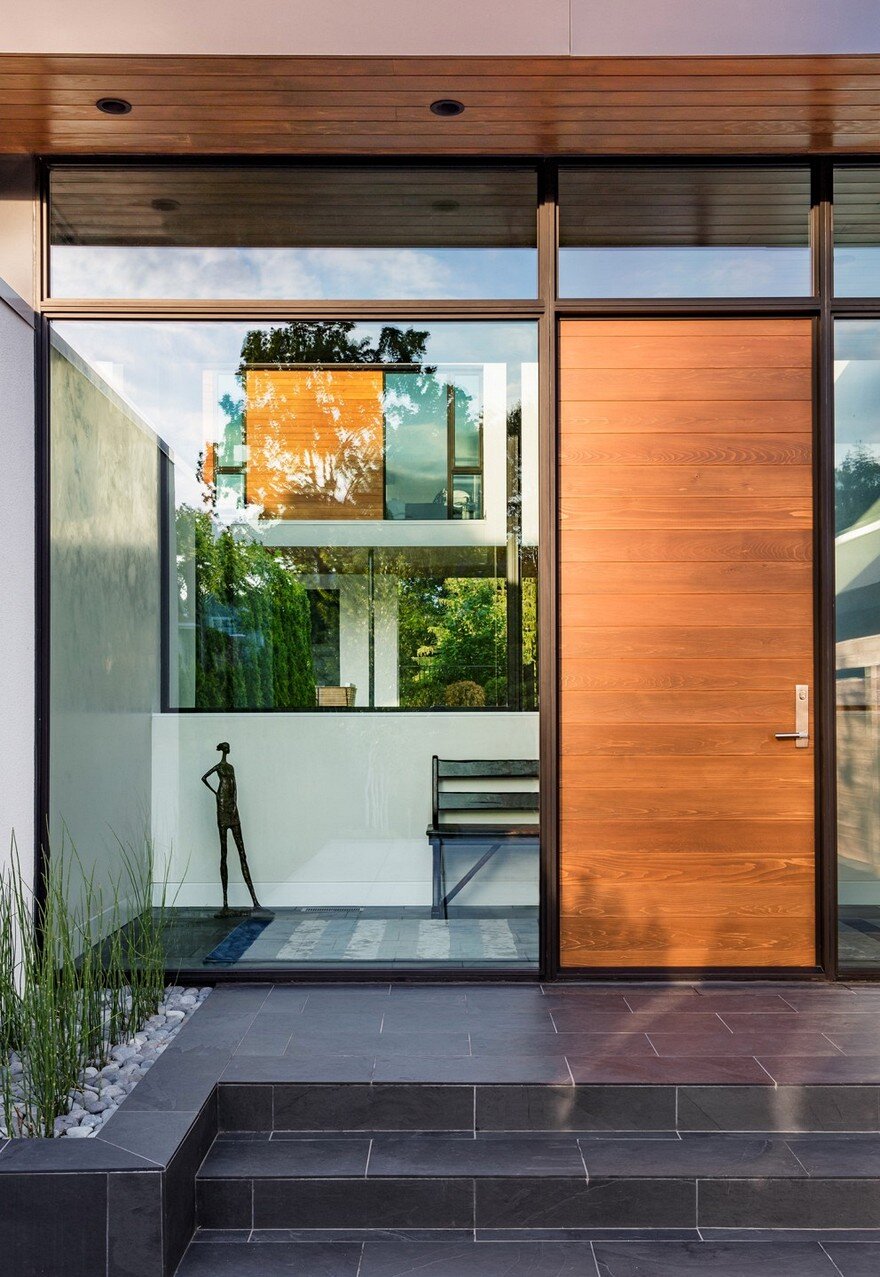 Calhoun House is Composed of Three Pavilions Interconnected by Transparent Garden Spaces 12