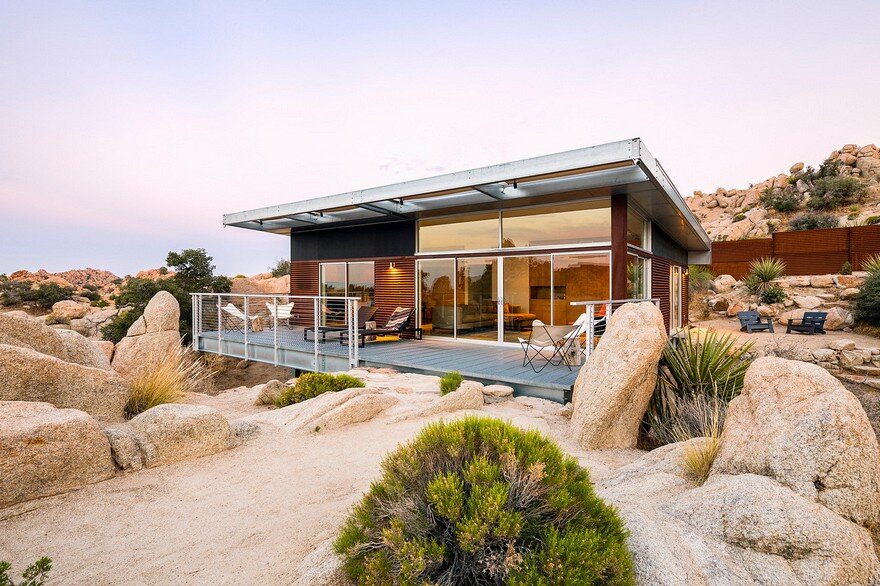 Prefab Sustainable Home Perched Amidst a Pristine High Desert 3