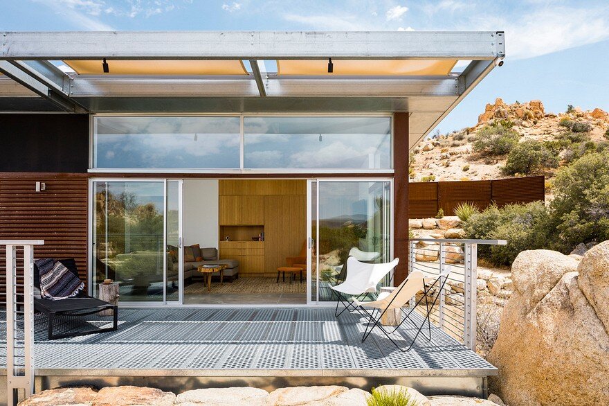 Prefab Sustainable Home Perched Amidst a Pristine High Desert 4