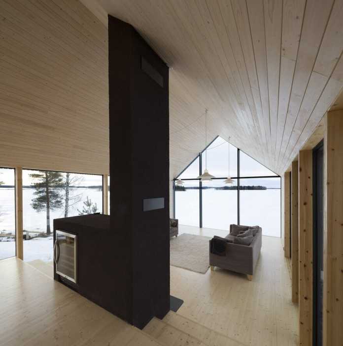 This Modern Finnish House Consists of Three Barns Put Together in a Y Shape