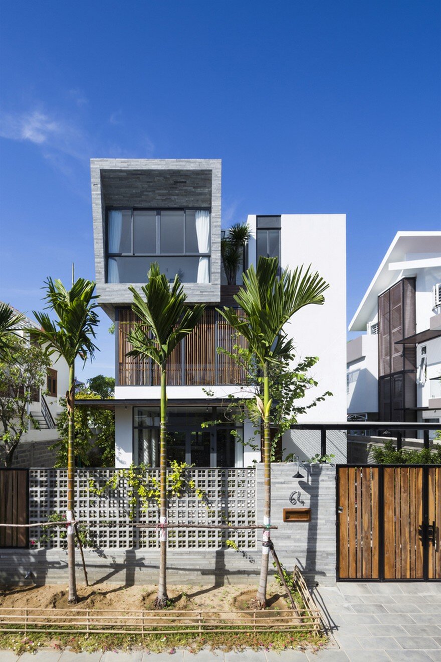 Modern Vertical Home Maximizes Light and Space in Nha Trang, Vietnam 1