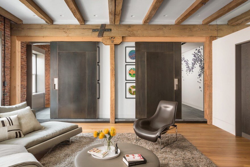 North End Loft - Combination of Three Residential Units into a Single Two-Story Loft 7