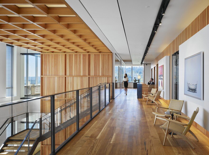 ZGF Architects Designed the Offices of Law Firm Stoel Rives LLP, in Portland, Oregon