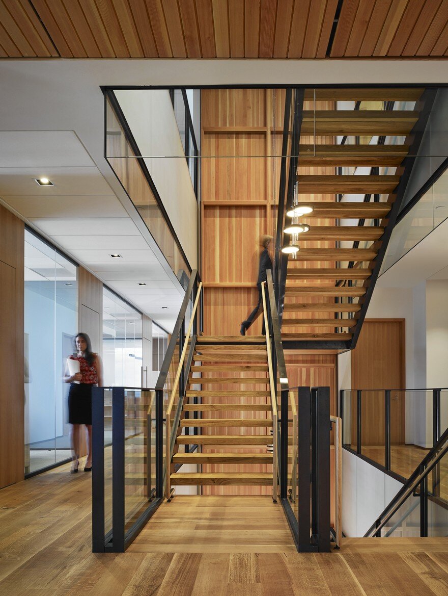 ZGF Architects Designed the Offices of Law Firm Stoel Rives LLP, in Portland, Oregon 5