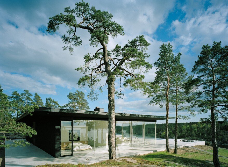 The Glass House in Stockholm Archipelago