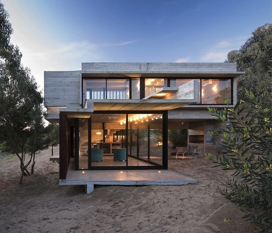 Concrete Weekend Retreat in Buenos Aires, Argentina