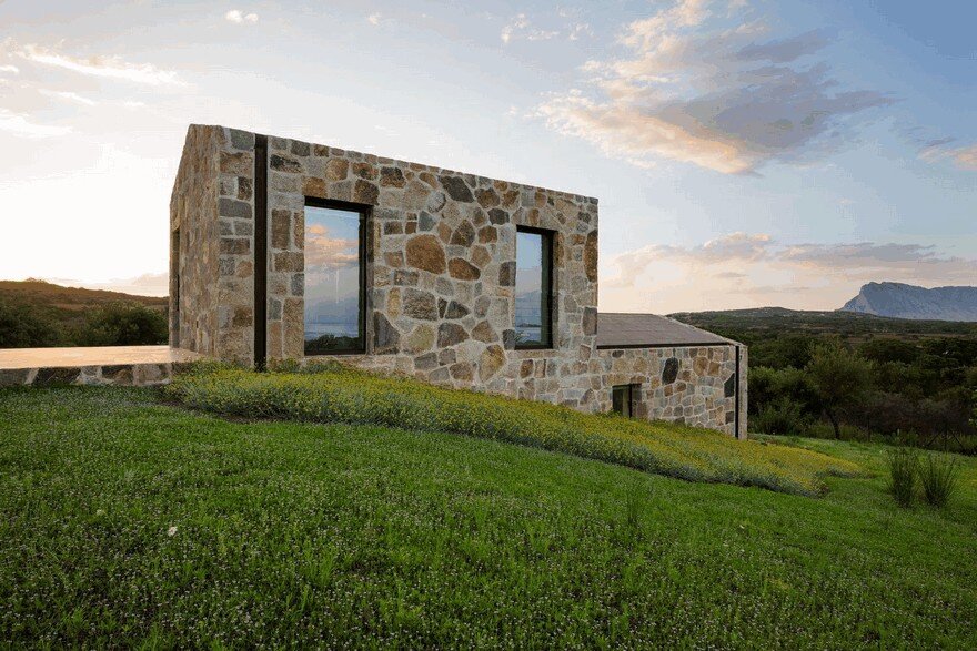 Contemporary Stone House Inspired by the Old Rural Buildings of Sardinia 3