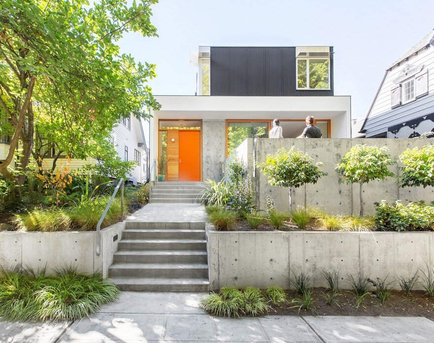 Low-Maintenance and Modern Version of a Traditional Seattle House