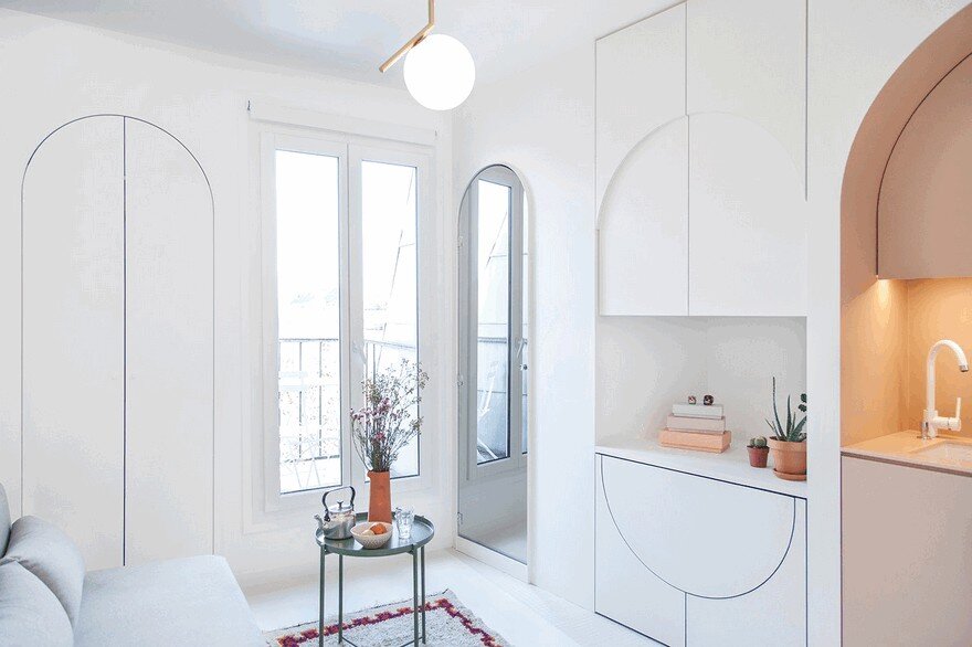 Paris Studio Apartment by Batiik Studio