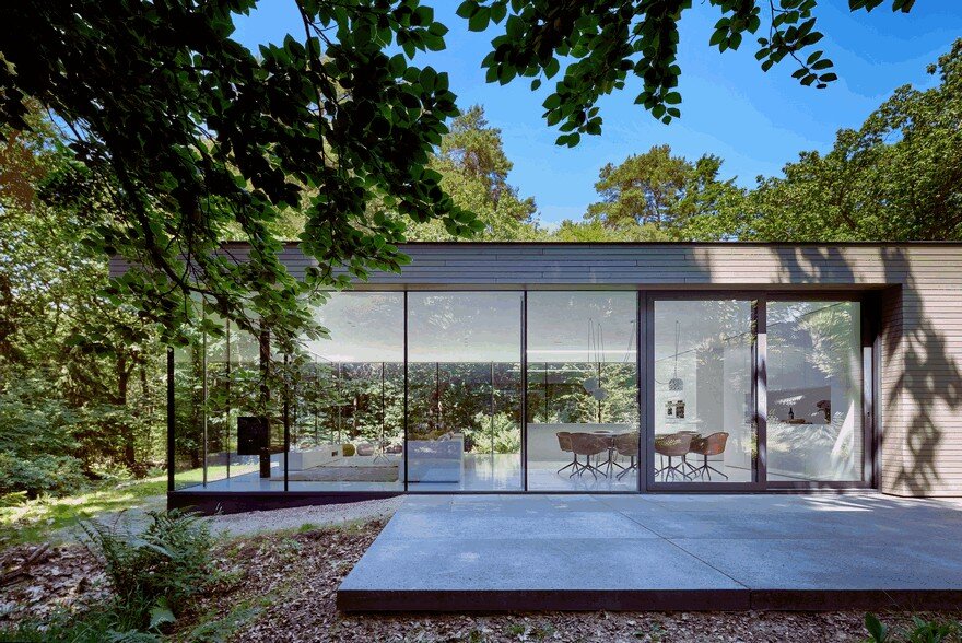 Modern Sustainable Home Set in the Middle of the Forest 2