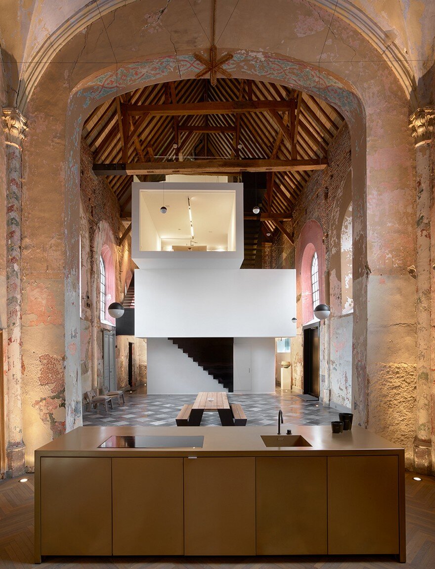 Old Chapel in Belgium Transformed into Office Space 3