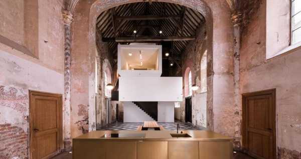 Old Chapel in Belgium Transformed into Office Space