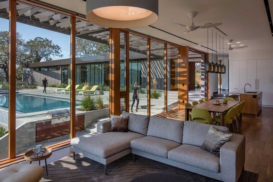 Lichen House in Sonoma Valley, California, Schwartz and Architecture 12