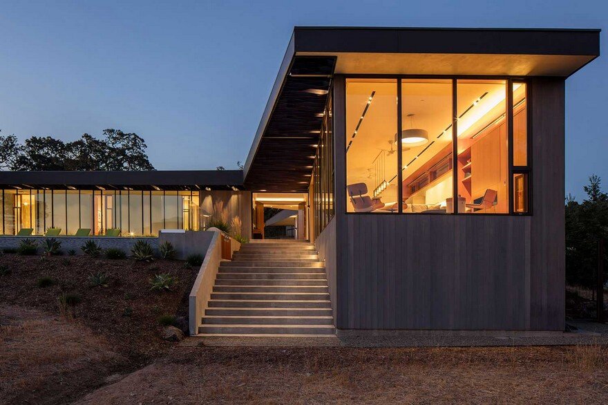 Lichen House in Sonoma Valley, California, Schwartz and Architecture 22