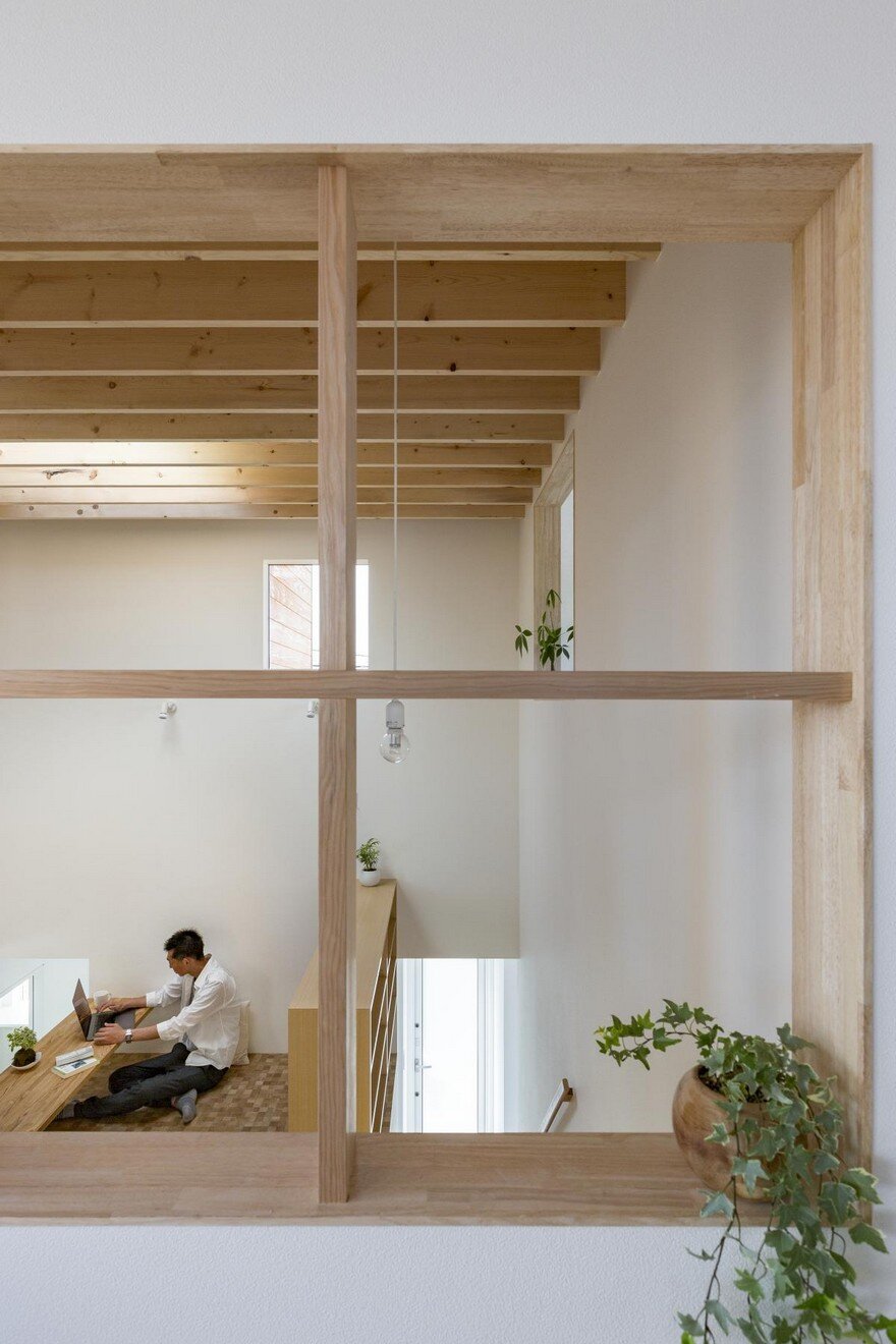 Box-Shaped Japanese Home with Warm Minimalist Interior Design 13