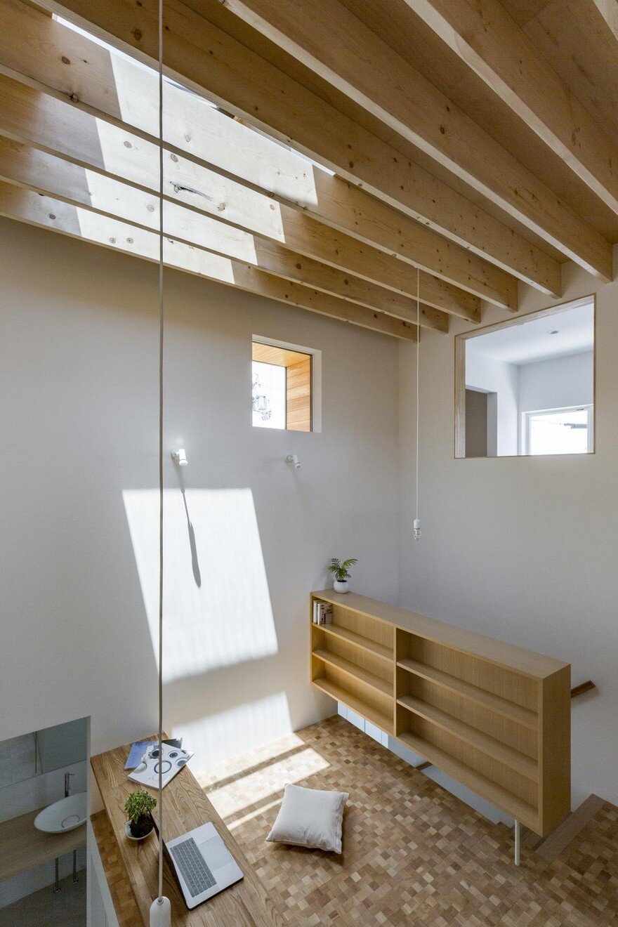 Box-Shaped Japanese Home with Warm Minimalist Interior Design 8