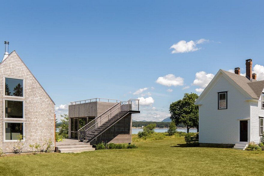 This Cranberry Isles House is a Modern Interpretation of the Traditional New England Farm 1