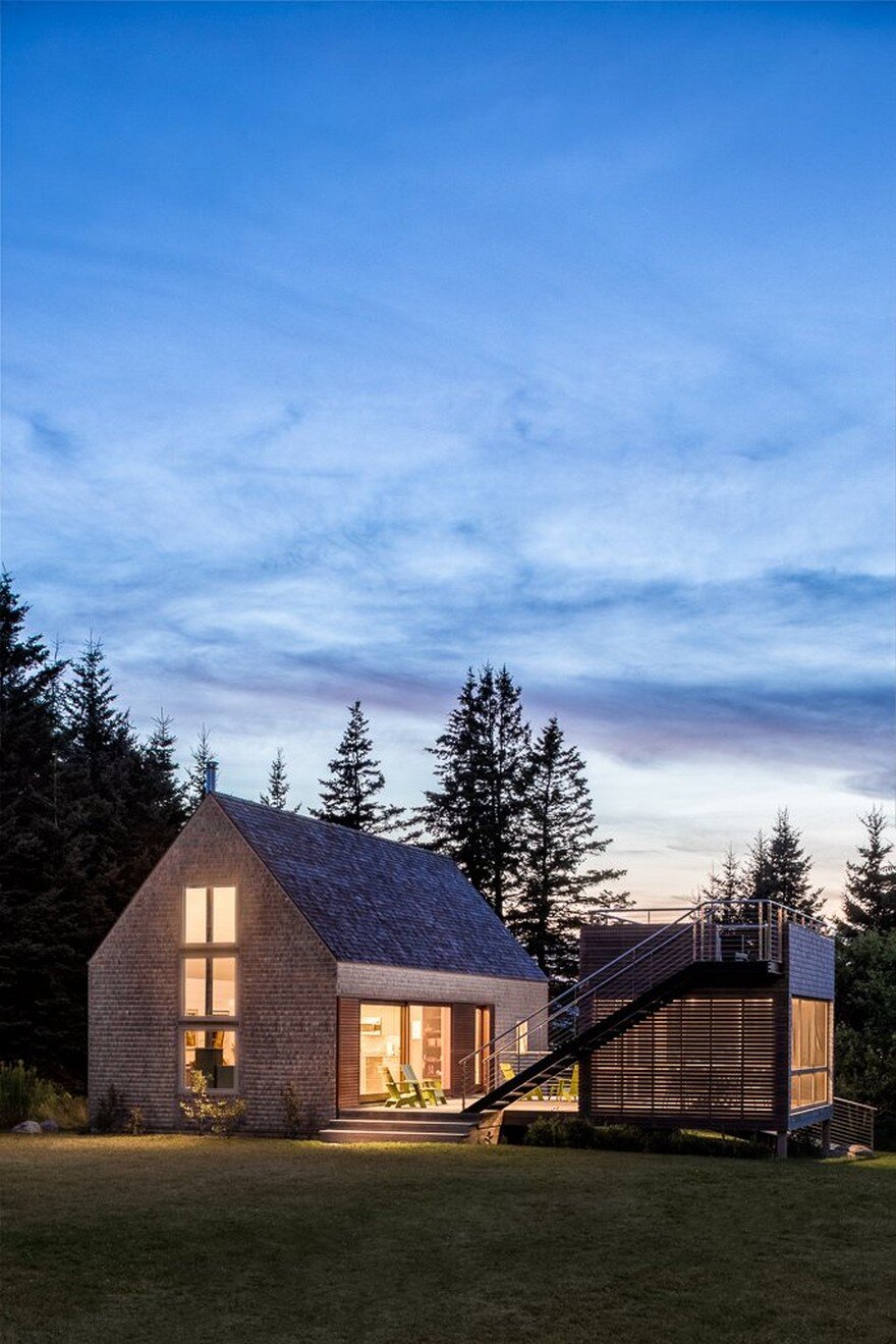 This Cranberry Isles House is a Modern Interpretation of the Traditional New England Farm 11