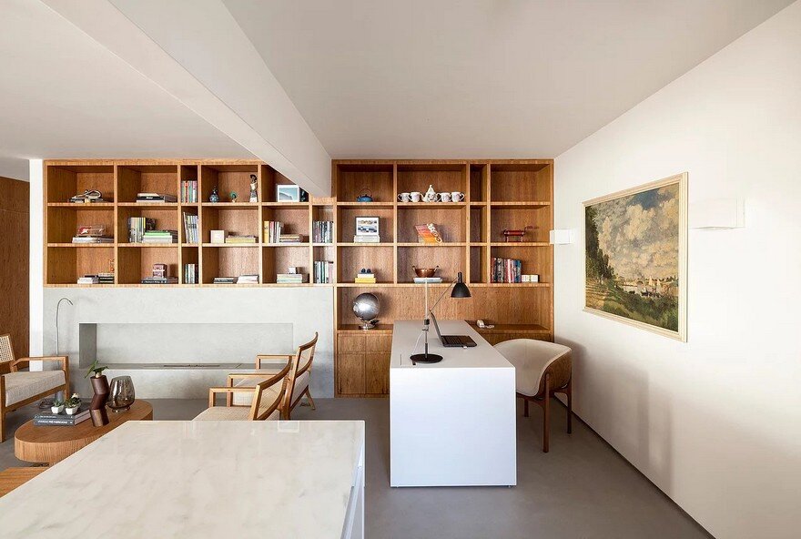 Natural Materials Create a Warm and Peaceful Family Apartment in Sao Paulo 4