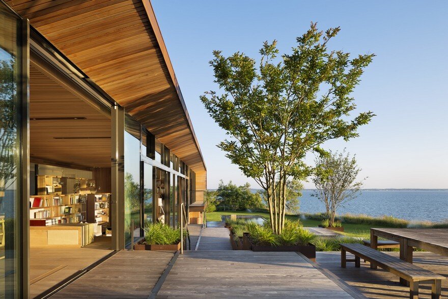 Waterfront Modern Retreat Overlooking Peconic Bay in the Hamptons, Peconis House 5