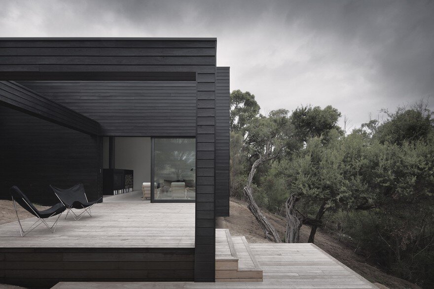 Contemporary Coastal Home with a Blackened Timber Facade 2