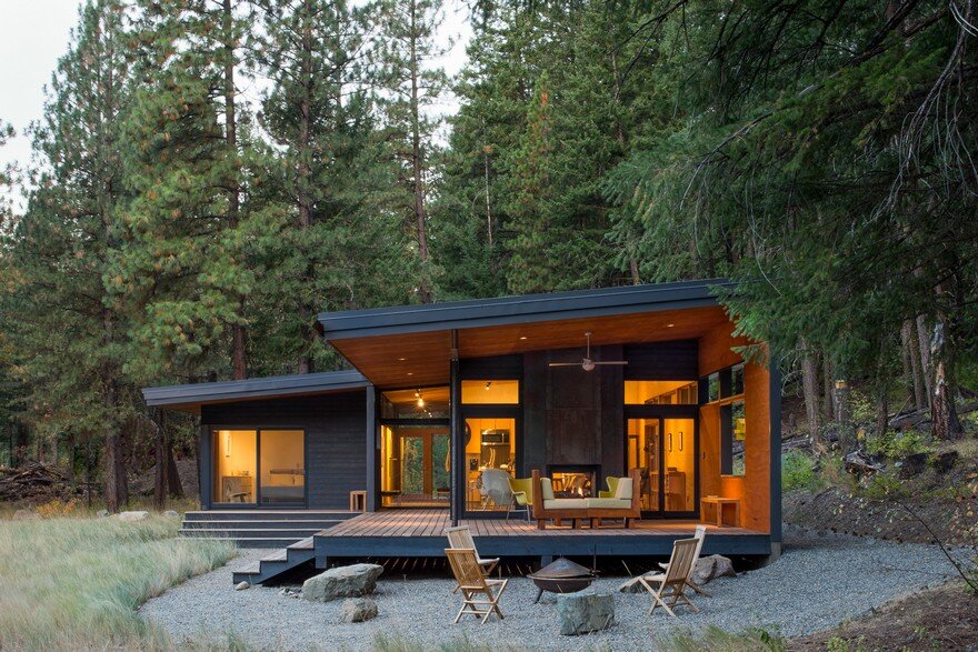 Modern Mountain Cabin Methow Valley, Prentiss Balance Wickline Architects 1