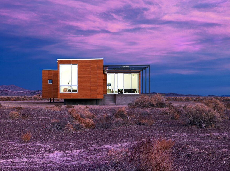 Rondolino Residence in Nevada Desert by Nottoscale 12